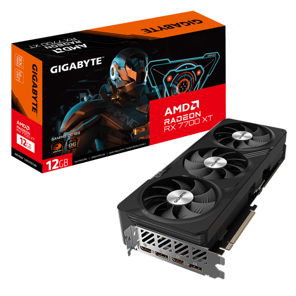 TARJETA DE VIDEO GIGABYTE RADEON RX 7700 XT GAMING OC 12GB