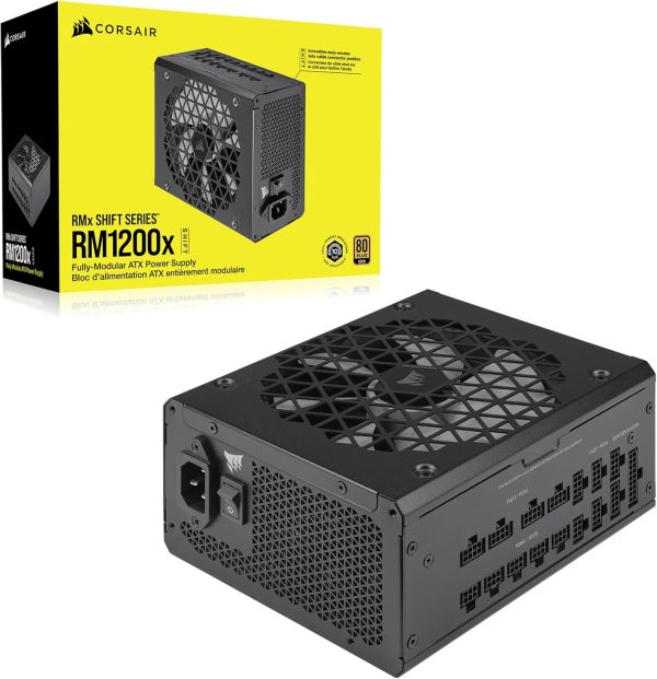 FUENTE DE PODER CORSAIR RM1200X SHIFT DE 1200W 80+ GOLD ATX FULL MODULAR