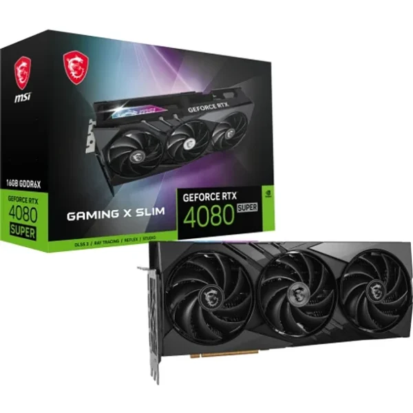 TARJETA DE VIDEO NVIDIA RTX 4080 SUPER 16GB MSI GAMING X SLIM