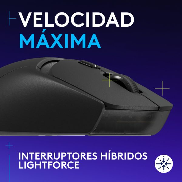 MOUSE GAMER LOGITECH G309 LIGHTSPEED HERO 25K WIRELESS  / BLUETOOTH - Imagen 2