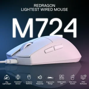 MOUSE REDRAGON KING M724 1K ULTRA LIGERO 42G WHITE 12 RedragonM724WiredGamingMouse 9 450x450 mouse,redragon Trulu Store