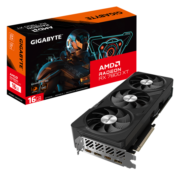 TARJETA DE VIDEO GIGABYTE RADEON RX 7800 XT GAMING OC 16GB