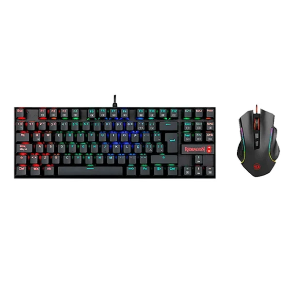 KIT TECLADO Y MOUSE GAMER REDRAGON KUMARA + MOUSE GRIFFIN M607