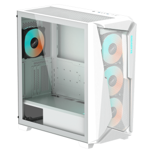 GABINETE GAMER GIGABYTE C301 WHITE GLASS - 4 VENTILADORES RGB 12 GIGABYTE C301 GLASS WHITE 02 gabinete,gamer,c301,White Trulu Store