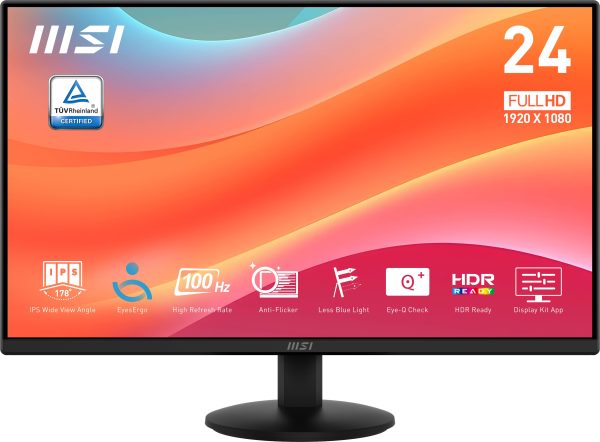 MONITOR MSI PRO MP242L 24" FHD - 100HZ - 1MS - PANEL IPS - Imagen 2