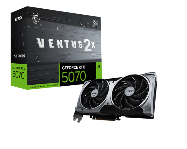 PC Gamer AMD Ryzen 5 9600 / RTX 5070 MSI Ventus 2X OC / 16GB DDR5 5600Mhz / SSD NVMe 500GB / Gabinete XPG Valor Air Plus - 4 Ventiladores - Imagen 2