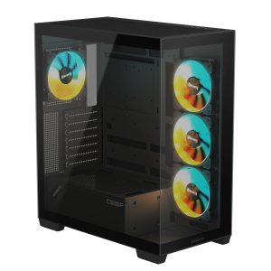 GIGABYTE C500 PANORAMIC STEALTH 04 RX 9060 XT,PC GAMER,RYZEN 5 Trulu Store