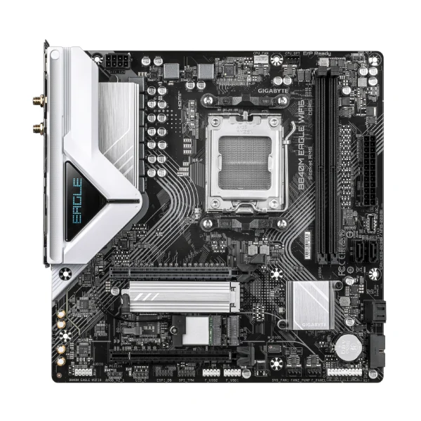 PLACA MADRE GIGABYTE B840M EAGLE WIFI 6 / WI-FI 6 / BLUETOOTH 5.3 / ARGB / AMD AM5 - Imagen 2