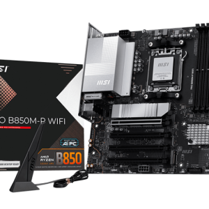 PLACA MADRE MSI PRO B850M-P WI-FI 7 / DDR5 AM5 / BT 5.4 / M.2 GEN5